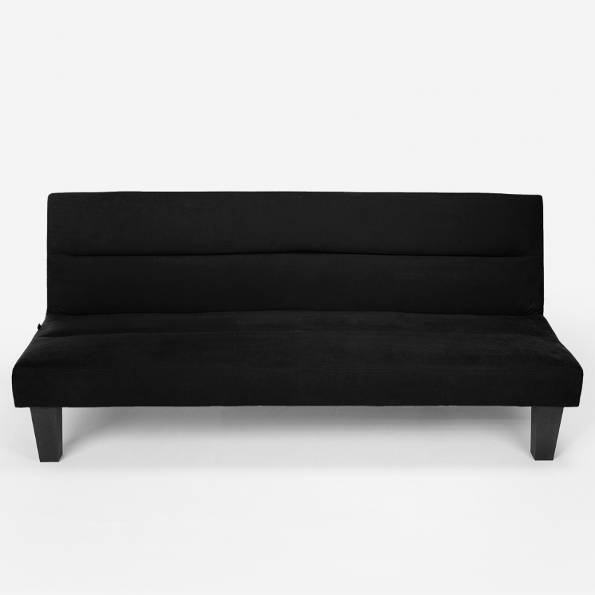 Ametista Rainbow 2-Sitzer Schlafsofa aus Samt und Mikrofaser in modernem Design Modell
