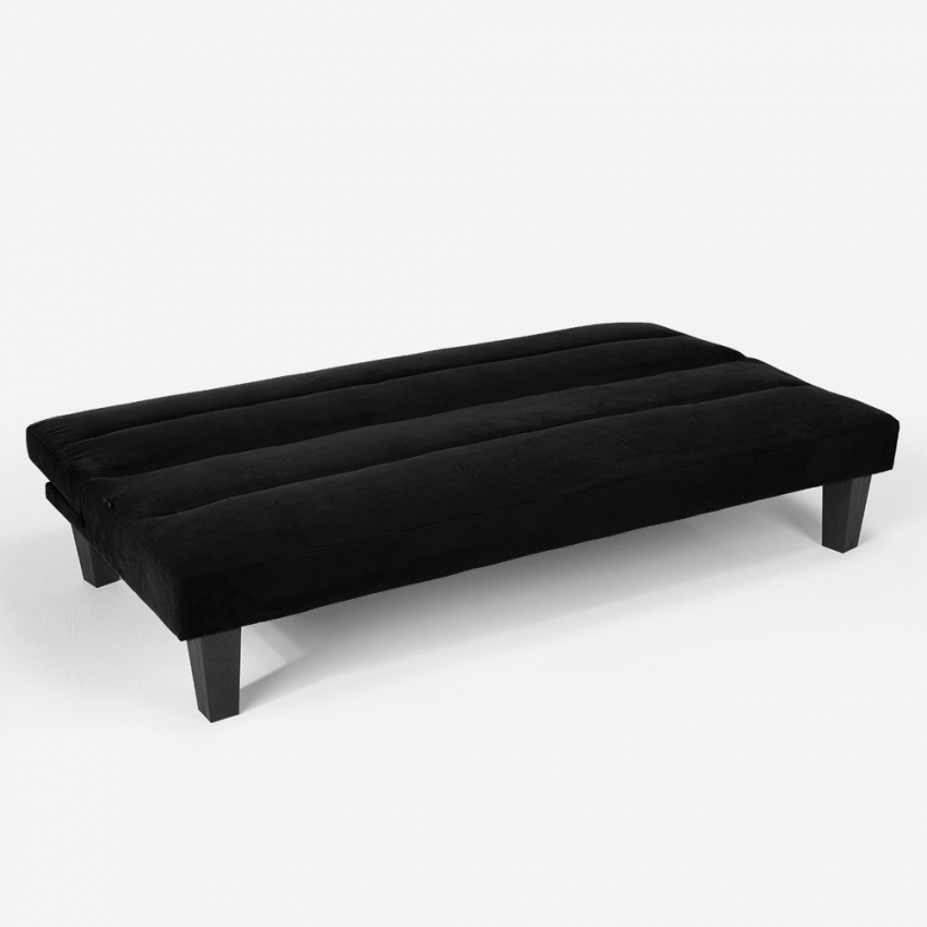 Ametista Rainbow 2-Sitzer Schlafsofa aus Samt und Mikrofaser in modernem Design Eigenschaften