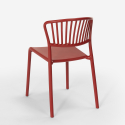 Stuhl in modernem Design aus Polypropylen für Küche Bar Restaurant und Außen Vivienne 