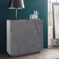Sideboard 2 Türen 2 Fächer modernes Design Ping Side S Ardesia Aktion