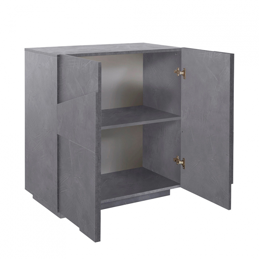 Sideboard 2 Türen 2 Fächer modernes Design Ping Side S Ardesia Sales