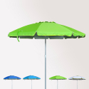 Sonnen Strandschirm Alu Windfest uv Schutz 220 cm Rom Eigenschaften