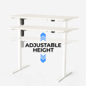 Diseño de escritorio eléctrico ajustable en altura para oficina y estudio Standwalk 120x60 