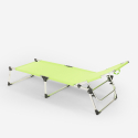Set de 2 tumbonas plegables de aluminio para playa, jardín y mar Seychelles 