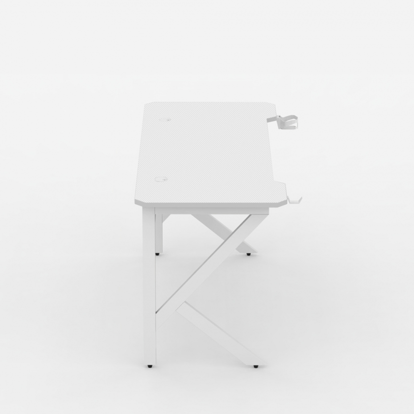 Scrivania gaming 160x60cm carbonio ergonomica cavi porta cuffie bibite Sportbot 160 Catalogo