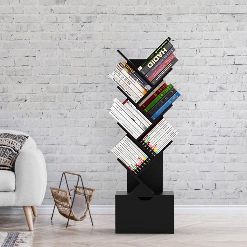 Modernes design bücherregal 8 Schublade Regale Wohnzimmer Büro Treebook 120 