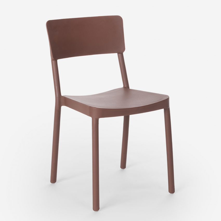 Chaise de cuisine bar restaurant et jardin au design moderne Liner Modèle