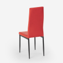 Silla tapizada cuero sintético de diseño moderno para cocina, comedor y restaurante Imperial Dark Compra