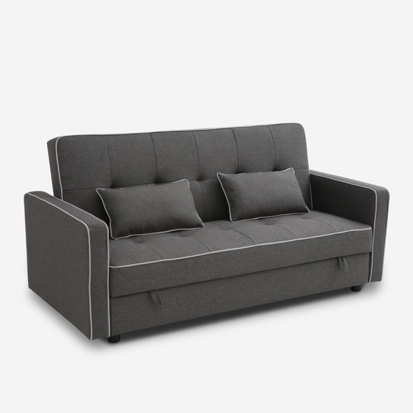 Klassisches 2-sitziges Stoffsofa mit Staukasten Zalto 