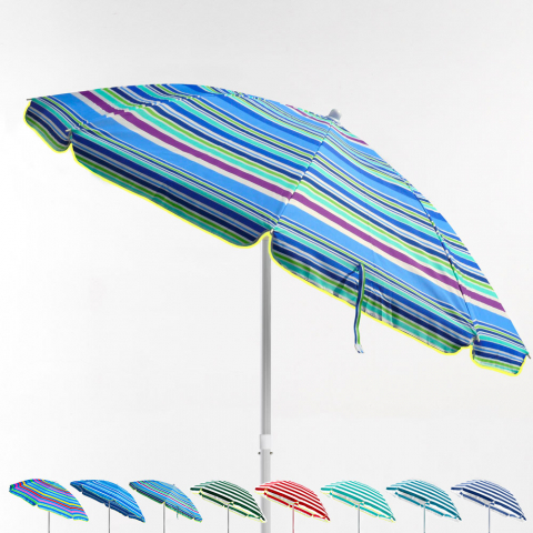 Ombrellone mare spiaggia cotone 180 cm leggero Taormina Promozione