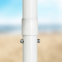 Ombrellone mare spiaggia cotone 180 cm leggero Taormina 