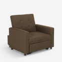 Platzsparendes modernes Design Einzelsessel Bett mit Armlehnen Brooke 