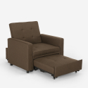Platzsparendes modernes Design Einzelsessel Bett mit Armlehnen Brooke 