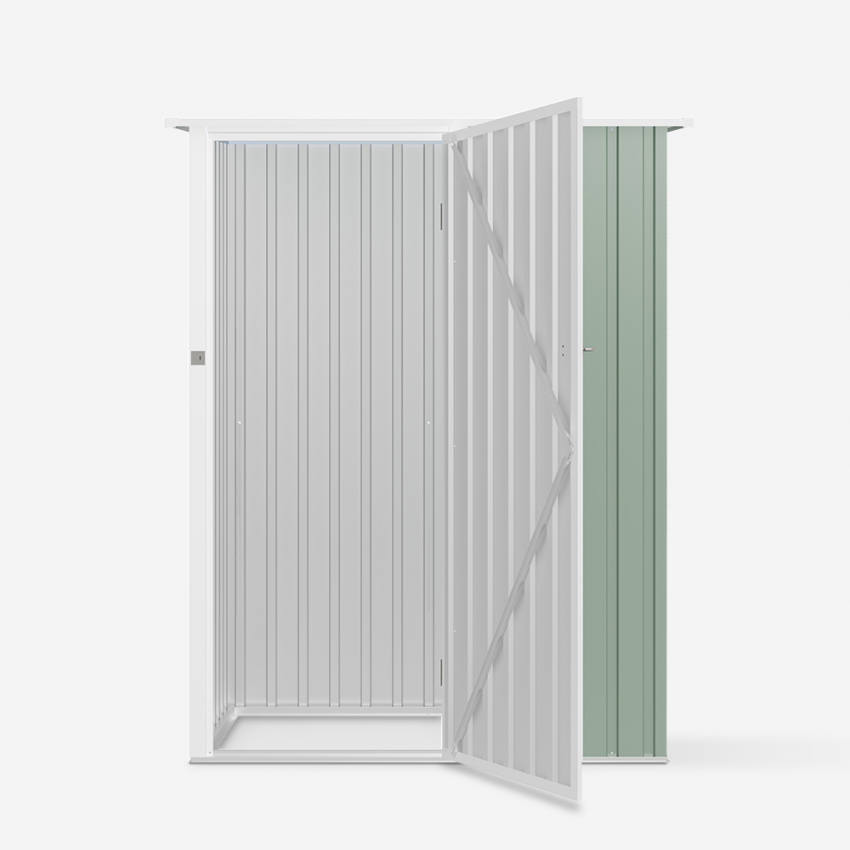 Box lamiera giardino zincata metallo verde casetta utensili Amalfi NATURE 143X89x186cm Catalogo