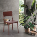 Chaise de cuisine bar restaurant et jardin au design moderne Liner Choix