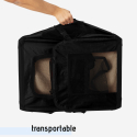 Sac de transport pliable souple pour petits chats et chiens 48x31.5x36cm Oliver S 