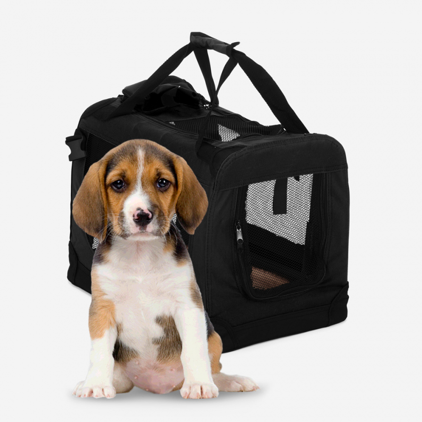 Sac de transport pliable souple pour petits chats et chiens 48x31.5x36cm Oliver S 