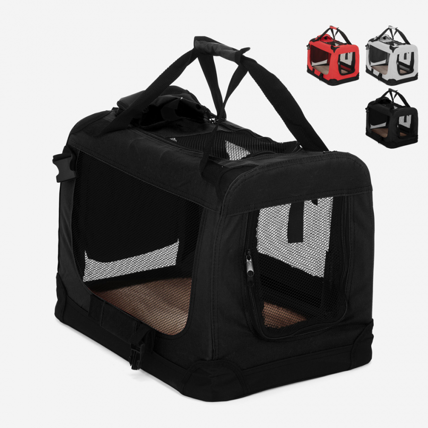 Sac de transport pliable souple pour petits chats et chiens 48x31.5x36cm Oliver S 