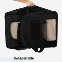 Sac de transport en tissu pliable pour chiens et chats de taille moyenne 78x53.5x58cm Oliver XL 