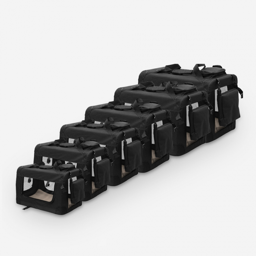 Faltbarer Autotransporter Hunde und Katzen mittlere Größe 78x53.5x58cm Oliver XL 