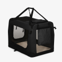 Sac de transport en tissu pliable pour chiens et chats de taille moyenne 78x53.5x58cm Oliver XL 