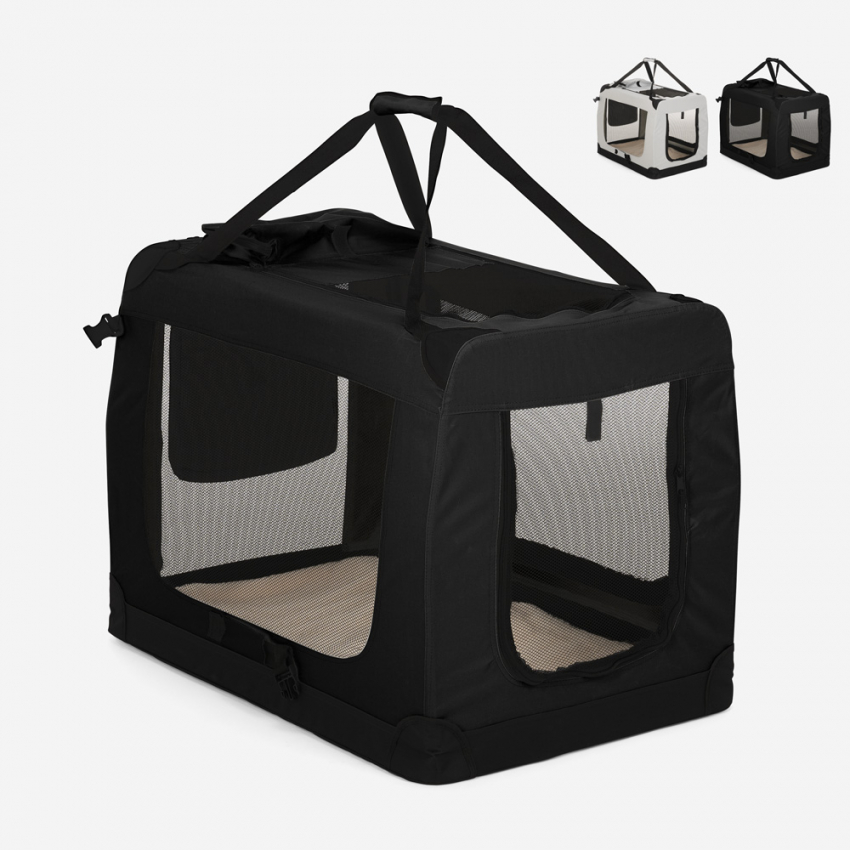 Faltbarer Autotransporter Hunde und Katzen mittlere Größe 78x53.5x58cm Oliver XL Modell