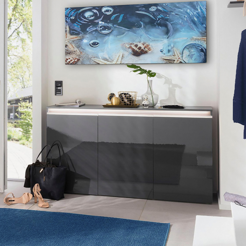 Sideboard 3 Türen Eingang Esszimmer 150 cm Magic Lawe Ardesia Aktion