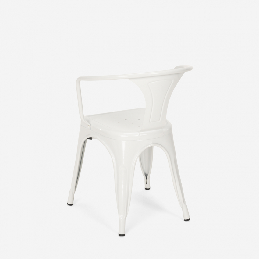 set tisch 80x80cm 4 stühle industriedesign stil küche bar hustle black 