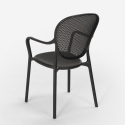 Set Tisch 70x70cm 2 Stühle schwarz für Innen und Außen Lavett Dark 
