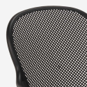 Set Tisch 70x70cm 2 Stühle schwarz für Innen und Außen Lavett Dark 
