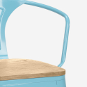 set hoher tisch 60x60cm 4 hocker bar küche mason top light 