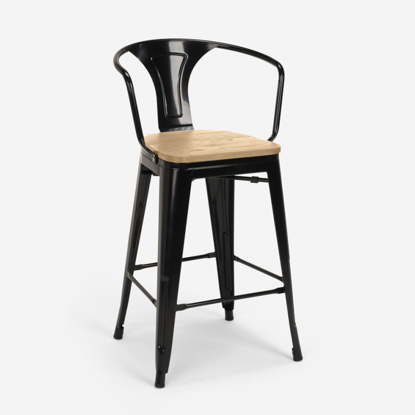  set tisch 60x60cm 4 hocker industrieller stil küche bar bruck top light Maße