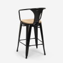  set tisch 60x60cm 4 hocker industrieller stil küche bar bruck top light 