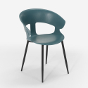 set quadratischer tisch 80x80cm 4 stühle industriellen design  reeve black 