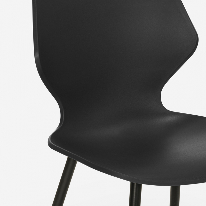 Tisch 80x80cm 4 Stühle Industrieller Stil Design Sartis Light 