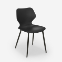 Tisch 80x80cm 4 Stühle Industrieller Stil Design Sartis Light 
