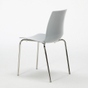 Ensemble d'extérieur 2 chaises design moderne table ronde 70 cm acier Remos 