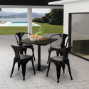 Rechteckig Bartisch 70x70 Zentraler Fuß für Bars Restaurants Hotels Horeca 