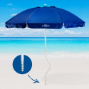 Sonnenschirm 200 cm mit UV-Schutz für Strand oder Angeln GiraFacile  Ermes Auswahl