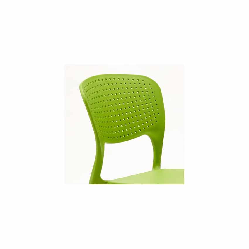 Sedie cucina bar polipropilene impilabile esterno interno Garden Giulietta 