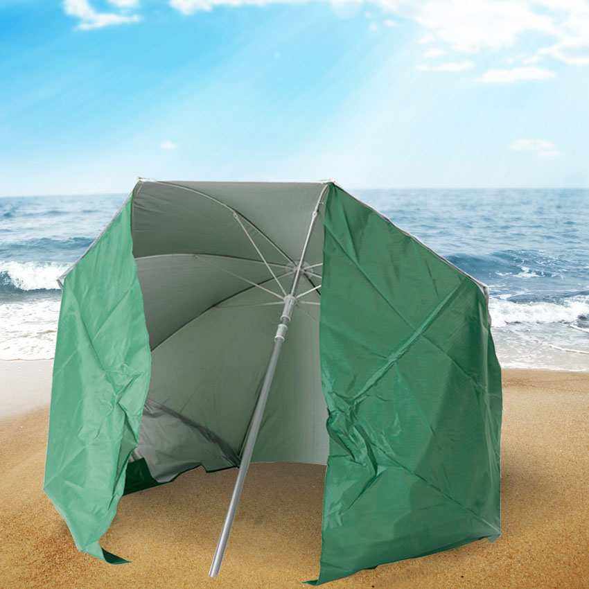 Ombrellone mare portatile moto leggero alluminio spiaggia tenda 200 cm Piuma Scelta