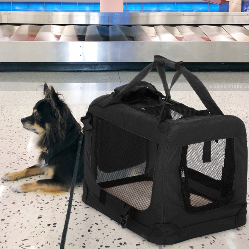 Sac de transport pliable souple pour petits chats et chiens 48x31.5x36cm Oliver S 
