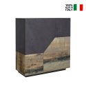Sideboard 100x43cm 2 Türen Küche Wohnzimmer modern Klain Report Verkauf