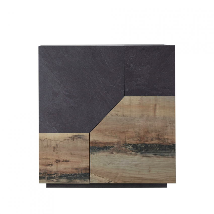 Sideboard 100x43cm 2 Türen Küche Wohnzimmer modern Klain Report Angebot