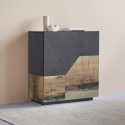 Sideboard 100x43cm 2 Türen Küche Wohnzimmer modern Klain Report Rabatte