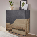 Sideboard 100x43cm 2 Türen Küche Wohnzimmer modern Klain Report Aktion