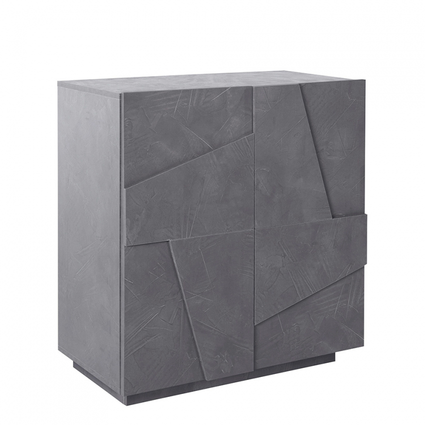Sideboard 2 Türen 2 Fächer modernes Design Ping Side S Ardesia Angebot