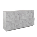 Modernes Wohnzimmer Sideboard 4 Türen 2 Fächer mit Regalen Ping Side L Concrete Angebot