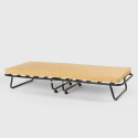 Klappbett mit Radmatratze und Lamellen 80x180 Ares 