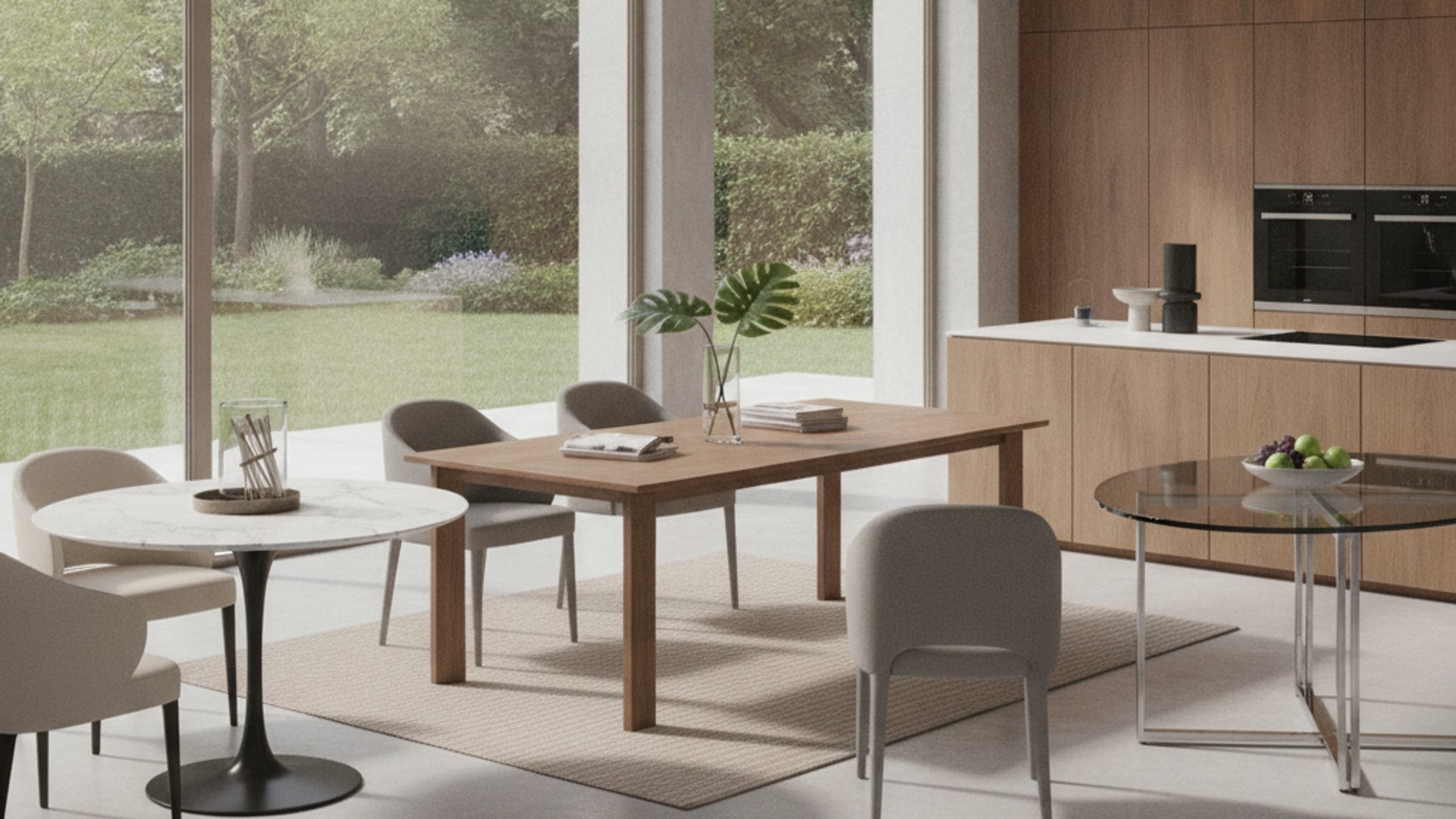 Cómo elegir la mesa de comedor moderna más adecuada